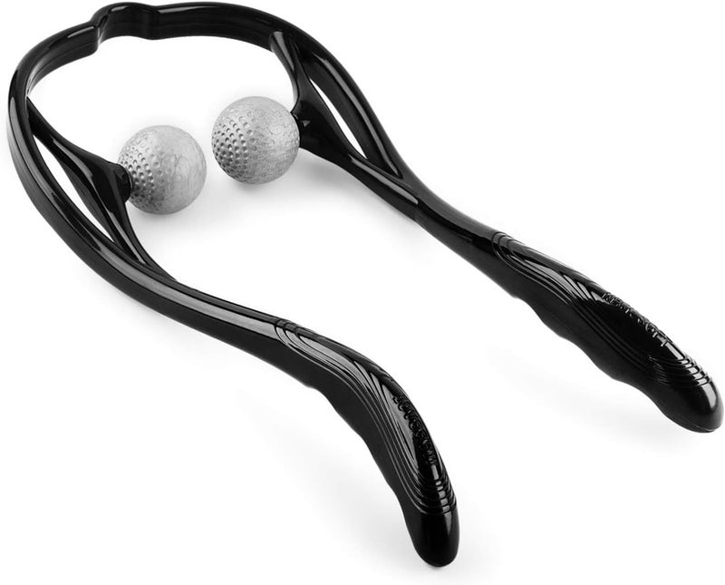 Neck Massager for Pain Relief, Deep Tissue Self Trigger Point Shiatsu Shoulder Massager - Back and Neck Massager for Neck, Shoulders, Leg, Ergonomic Handle Design, Lightweight & Portable - Image 1