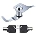 KASIMT Motorcycle Hard Saddle Bag Hardware 2 Keys Rear Trunk Tour Pak Lock Saddlebag Lock Set Fits for Harley Touring Electra Glide Road Glide Street Glide Road King Ultra Glide 19932013 - Image 2