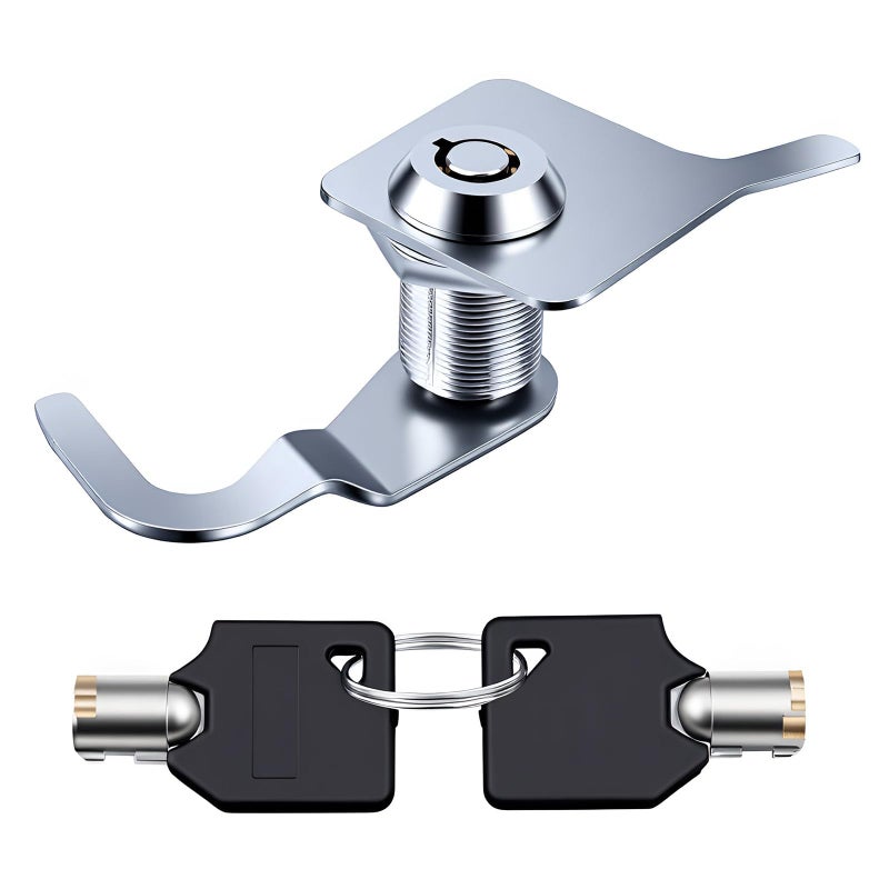 KASIMT Motorcycle Hard Saddle Bag Hardware 2 Keys Rear Trunk Tour Pak Lock Saddlebag Lock Set Fits for Harley Touring Electra Glide Road Glide Street Glide Road King Ultra Glide 19932013 - Image 3