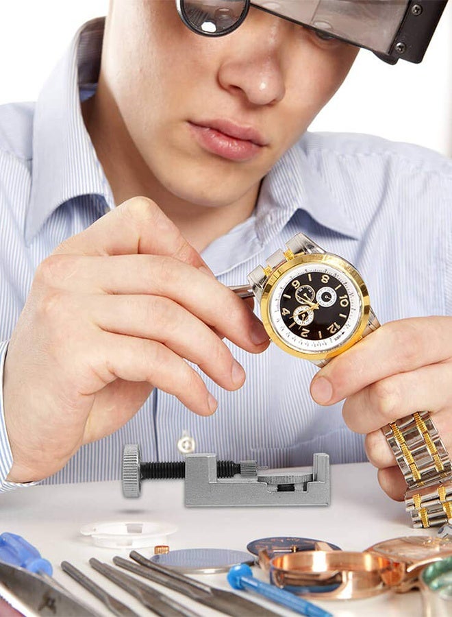 Sanda Wristwatch Strap Adjusting Repair Tool With 3 Replaceable Pins，Durable Metal Watch Link Remover kit .For removing strap links and adjusting watch size - Image 4