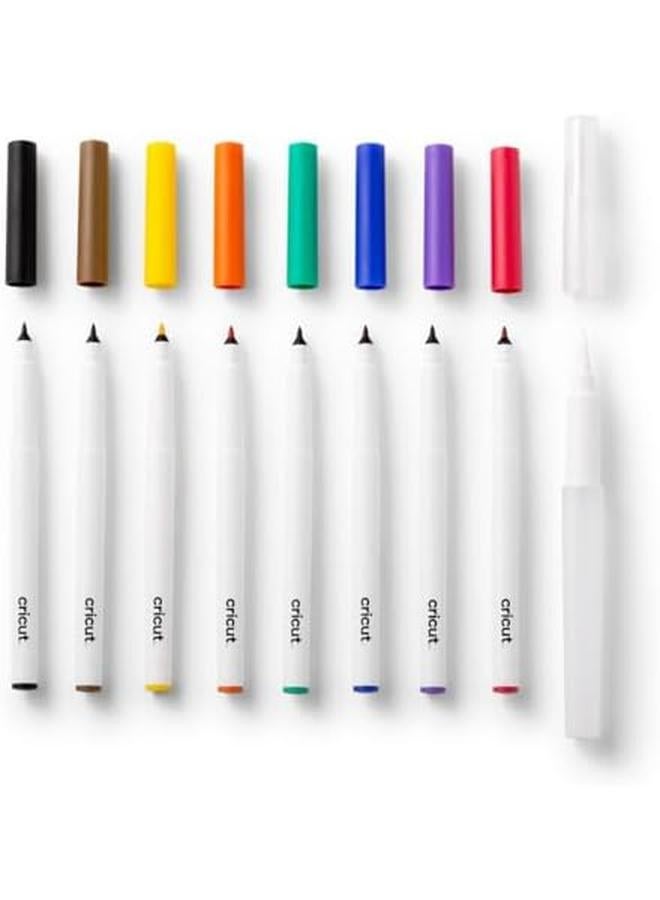 Cricut Watercolour Marker And Brush Set 8 Markers 1 Water Create A Masterpiece With Your Cutting Machine Multi - Image 2