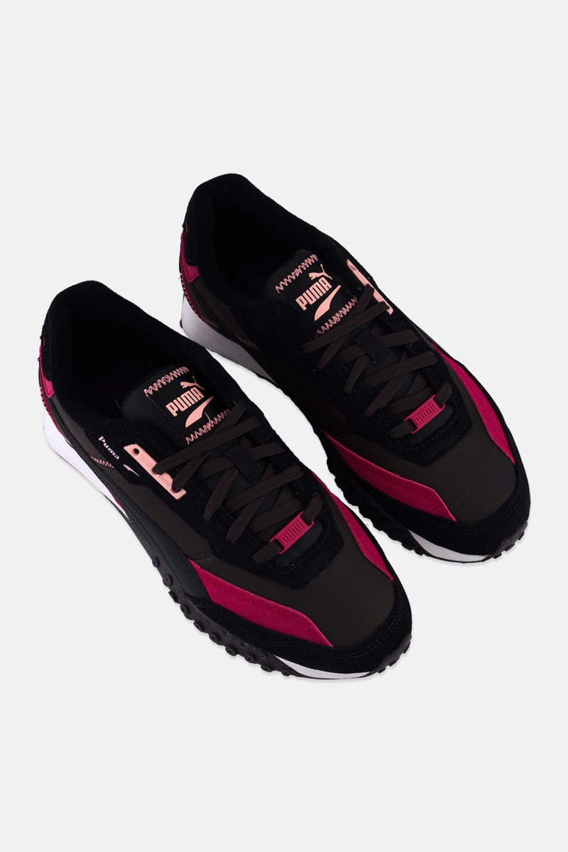 PUMA Men Blktop Rider Lace Up Outdoor Shoes, Black  - Image 4
