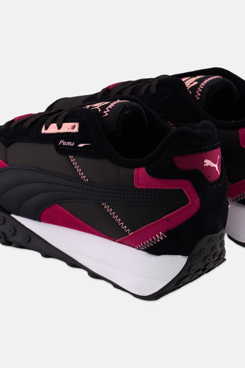 PUMA Men Blktop Rider Lace Up Outdoor Shoes, Black  - Image 2
