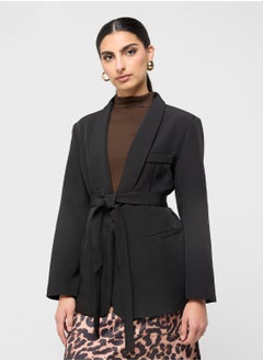 ELLA Belted Blazer  - Image 1
