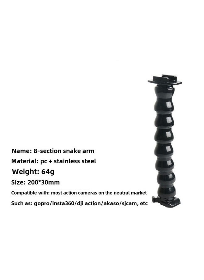 Aixia Ou Applicable To Yingshi Dajiang Gopro Hercules 19/13/9/5 Section Snake Arm Camera Hercules-Color:13-section Snake Arm (base + Nut) - Image 5