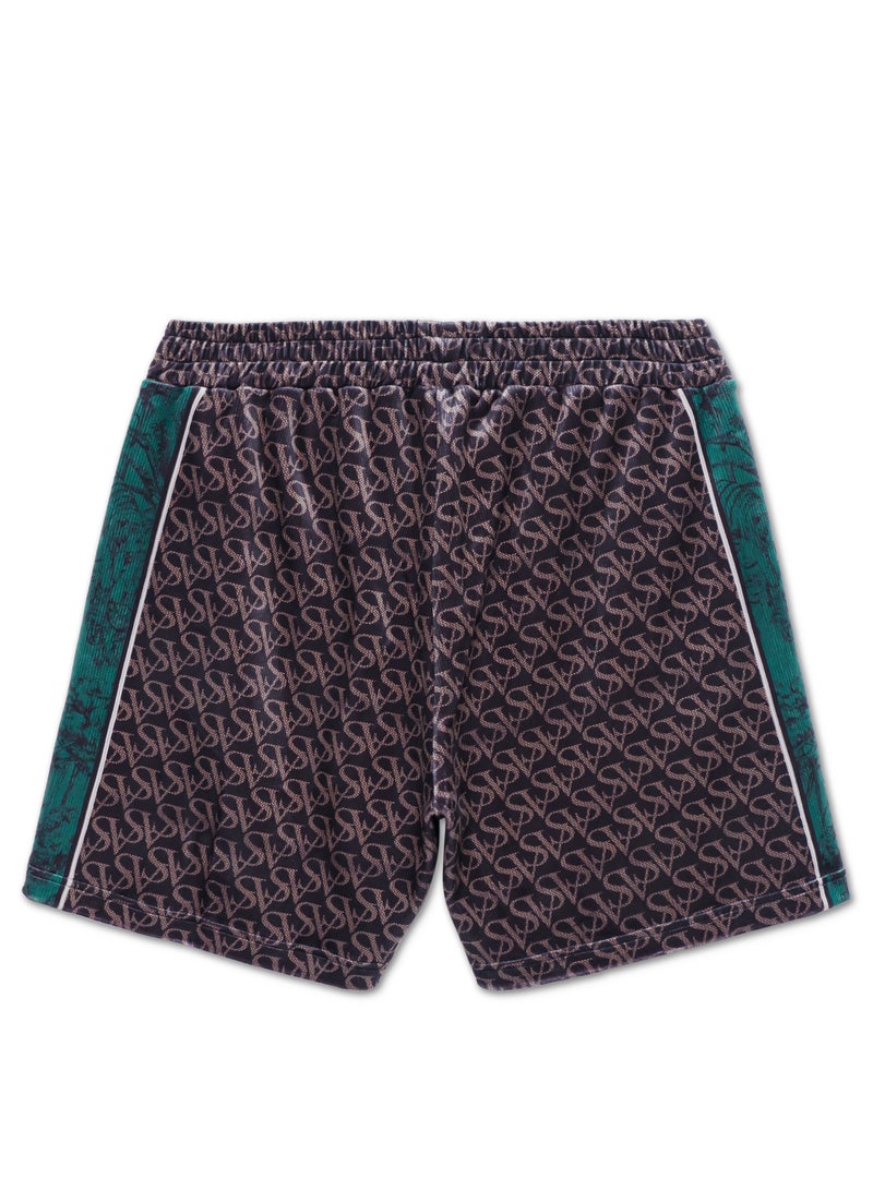 Street Visionaries SV x STV Relaxed Suede Shorts Green  - Image 2