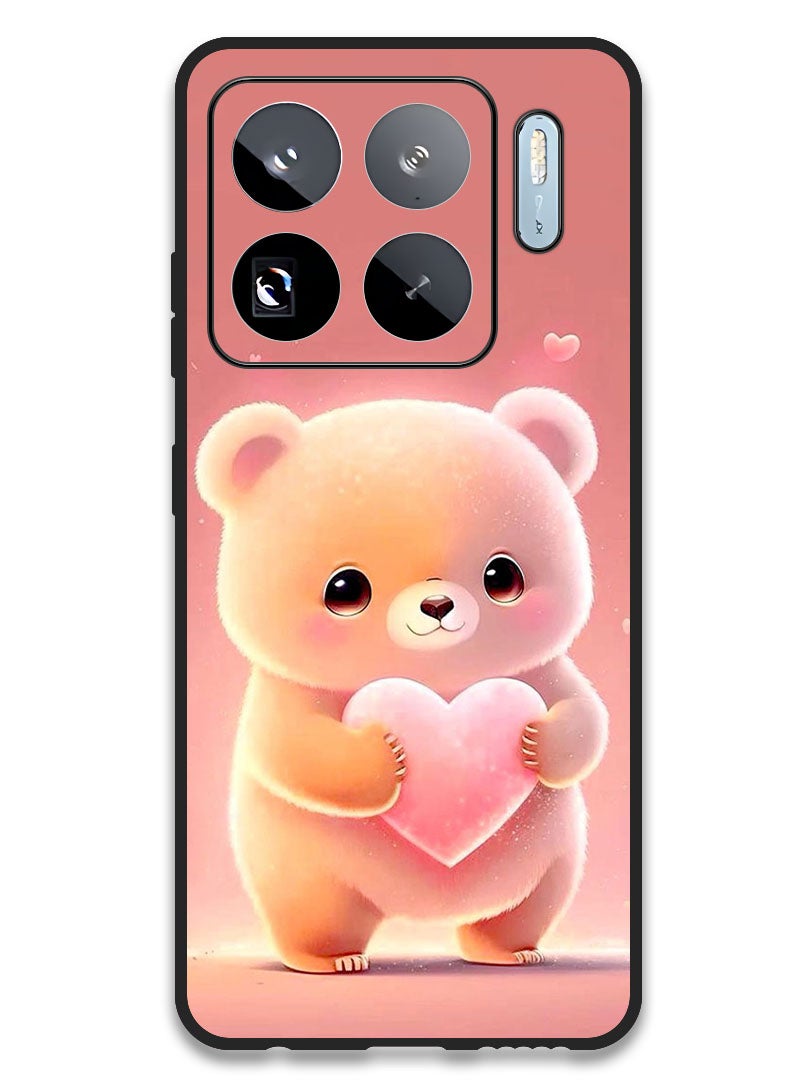Theodor Case Compatible with Xiaomi 15S Pro 6.73 Inch Protection Shockproof Bumper Cover Panda Holding Heart - Image 1