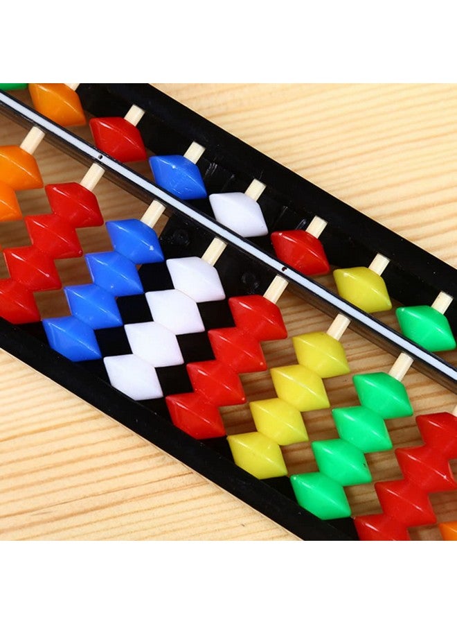 Toyvian 2pcs 13 Digits Rod Abacus Plastic Abacus Toy Calculating Tool Math Teaching for ( Assorted Color ) - Image 5