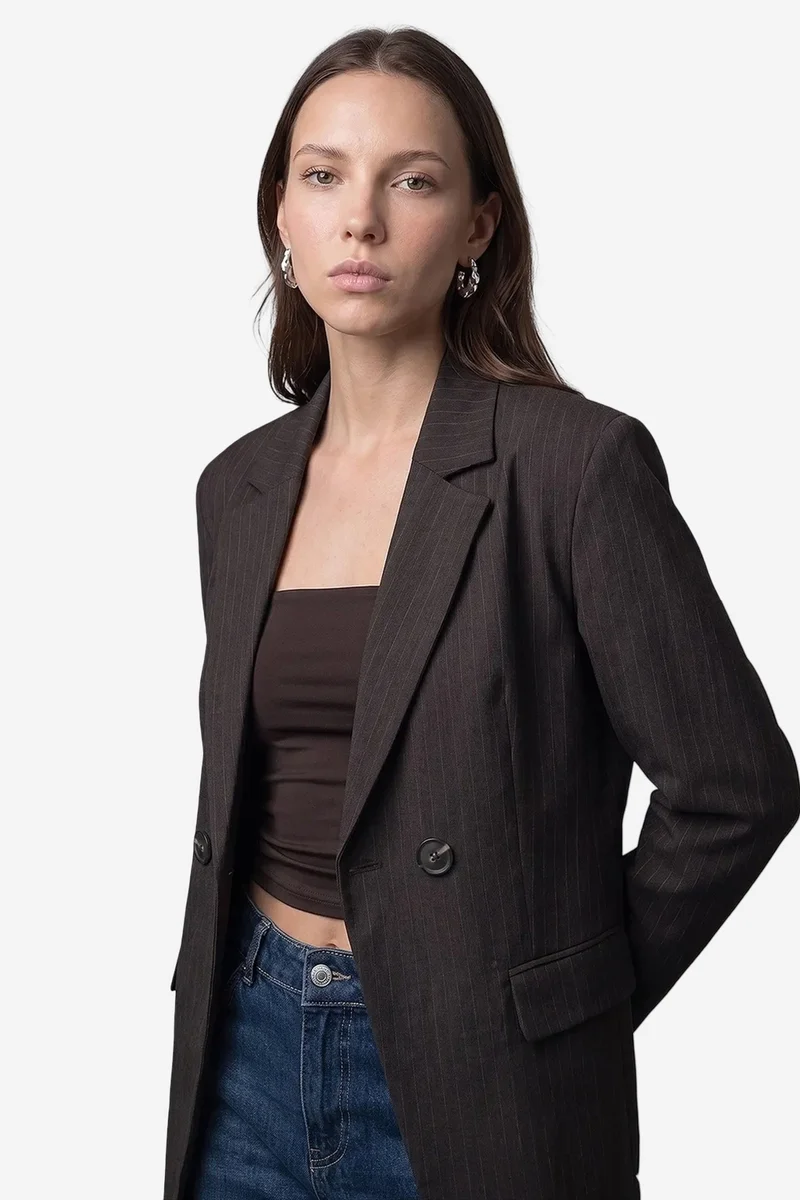 Dilvin Charcoal Grey DILVIN Women's Jacket for Women | Best Price UAE