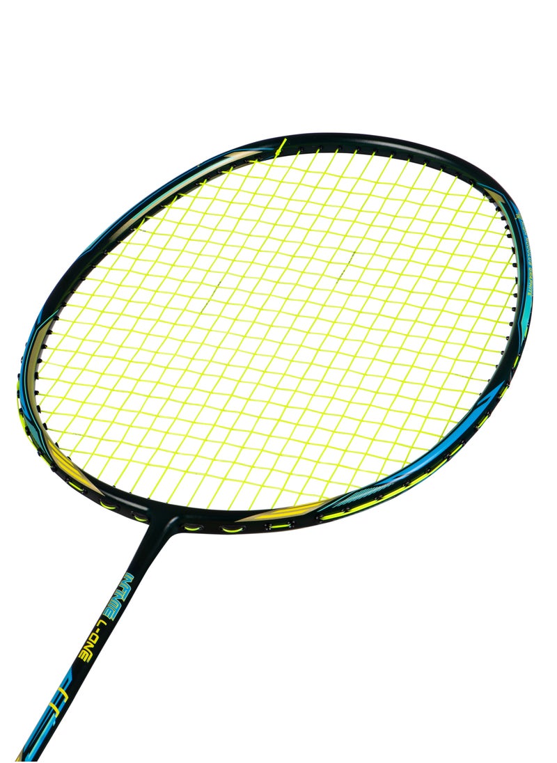 INFINITE Badminton Racket with Free Racket Bag & & Socks & Grip & Badminton Keychain, High Carbon Fiber, 73g, G5, 24-30lbs, Suitable for Intermediate Level Players (Green)