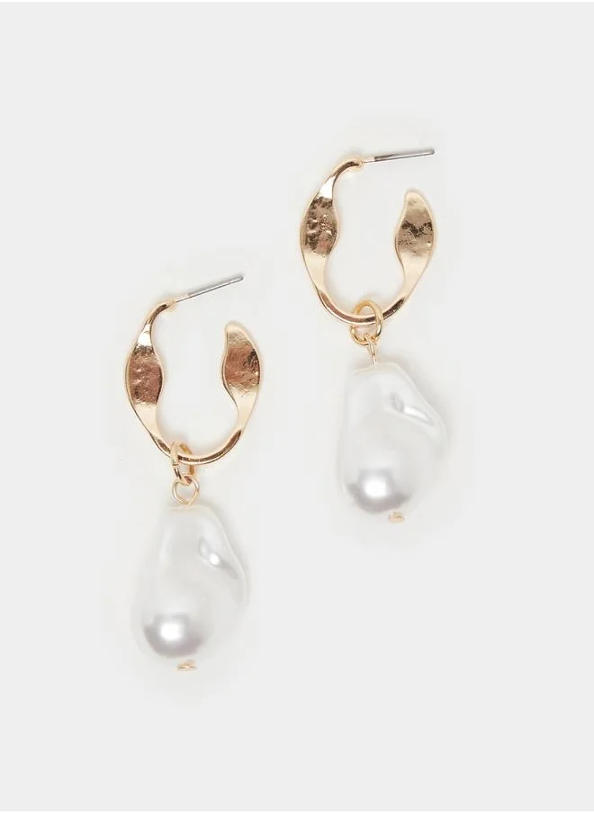 Styli Faux Stone Drop Earrings