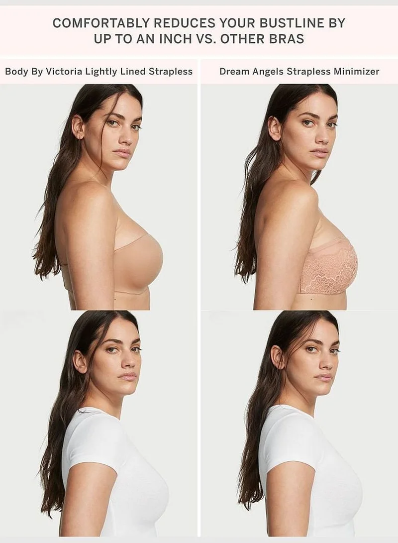 Victoria's Secret Lace Strapless Minimizer Bra
