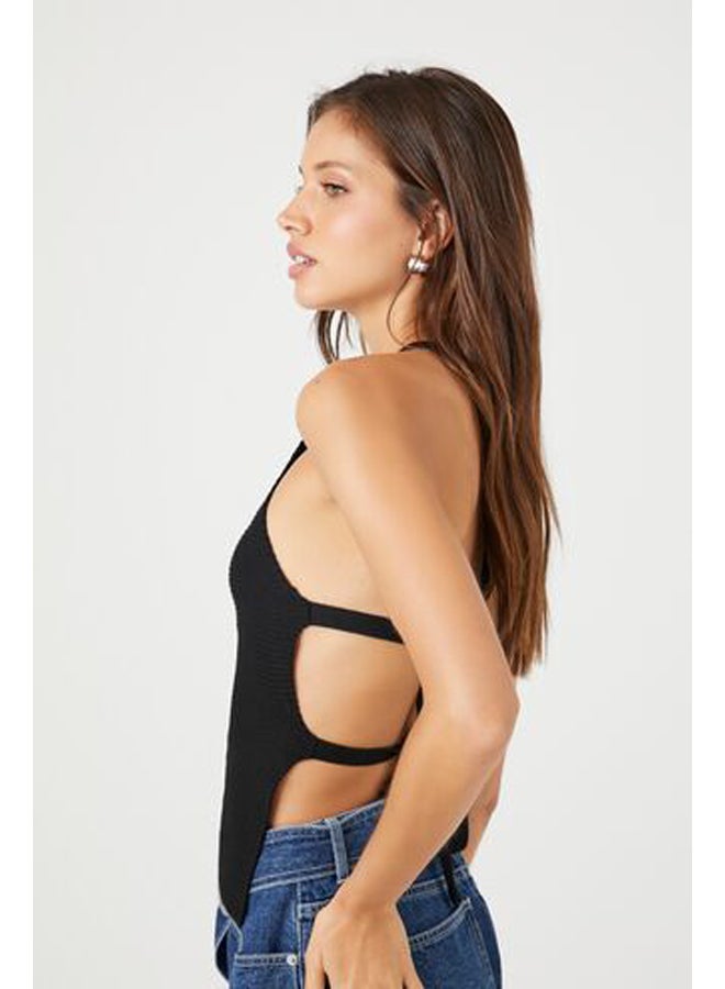 FOREVER 21 بلوزة محبوكة بكتف واحد - Image 2