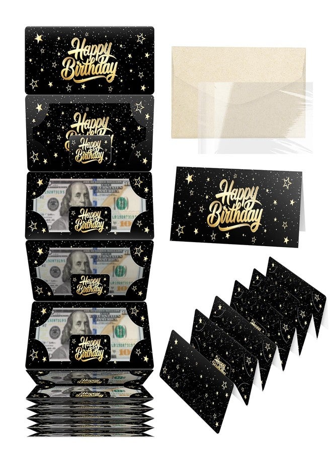 Linelglobal Birthday Money Envelope for Cash Gift Holder with Greeting Card for Boy Girl Women Men Surprise Gift Idea with Clear Plastic Bag - Image 1