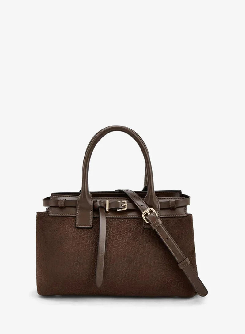 Celeste Monogram Print Tote Bag With Double Handle