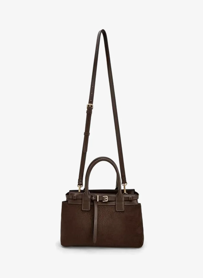 Celeste Monogram Print Tote Bag With Double Handle