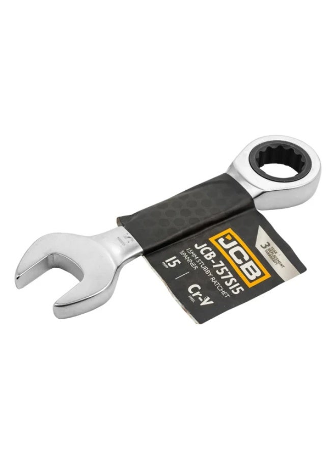 15MM مفتاح راتشيت قصير