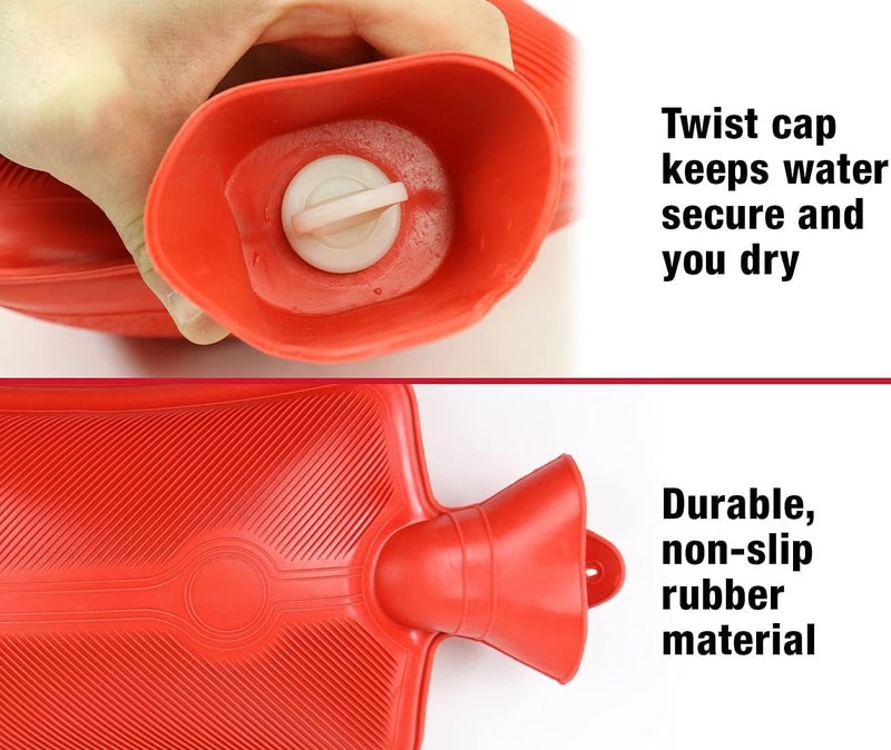 HWB Hot Water Bag-Hot pack for Pain Relief, Hot Water Bottle,Cold and Hot Pack with velvet cover, Hot Water Bottles for Pain and Other Cramps, Menstrual pain Relief Therapy.(Assorted colors) - Image 3