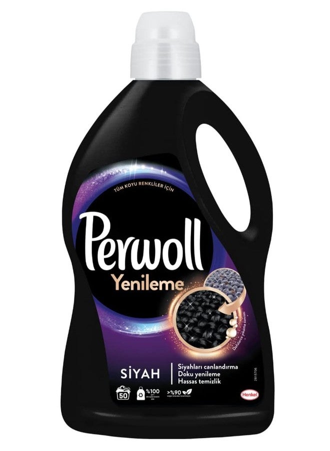 Perwoll Renewal Liquid Laundry Detergent Black 2.97 Liters By Henkel, 3L | 54 Washes - Image 1