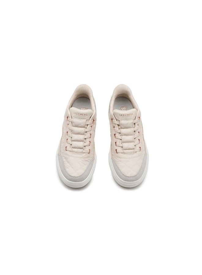 SKECHERS حذاء رياضي نسائي بأرشي فيت أركيد-كادل ستيبس بدون استخدام اليدين، أبيض فاتح، 9.5 عريض - Image 2