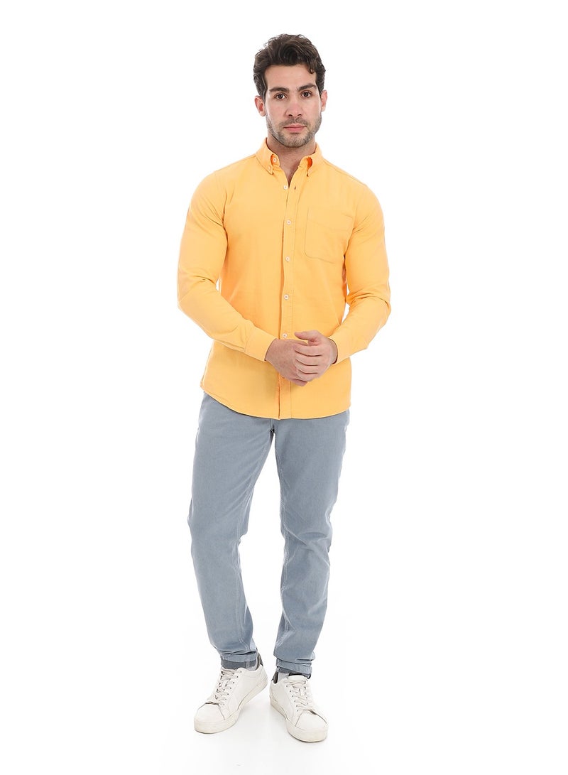 Andora Plain Gabardine Fit Trousers _ Ash Grey - Image 5