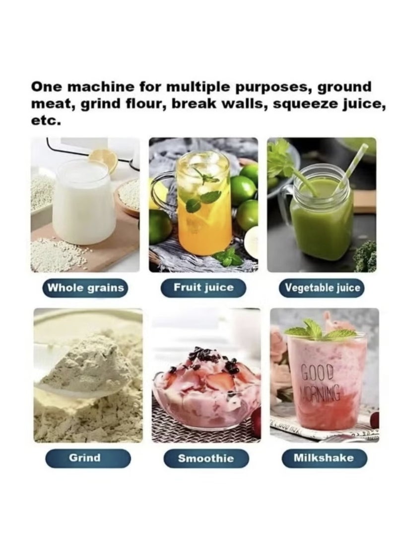 Seven CREST Professional 2 in 1 Unbreakable Jug Electric Blender – High-Power Stainless Steel Blades for Smoothies, Juices & Food Preparation - Image 2