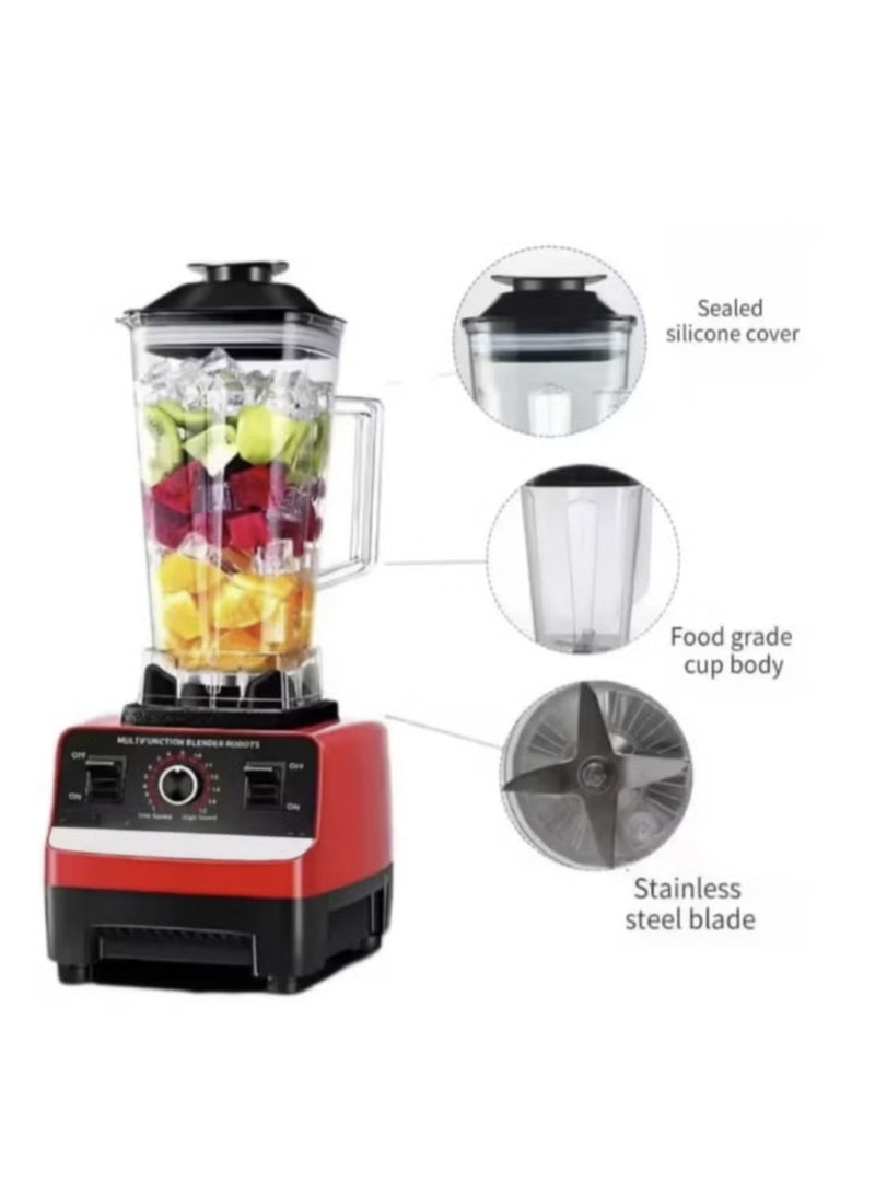 Seven CREST Professional 2 in 1 Unbreakable Jug Electric Blender – High-Power Stainless Steel Blades for Smoothies, Juices & Food Preparation - Image 3