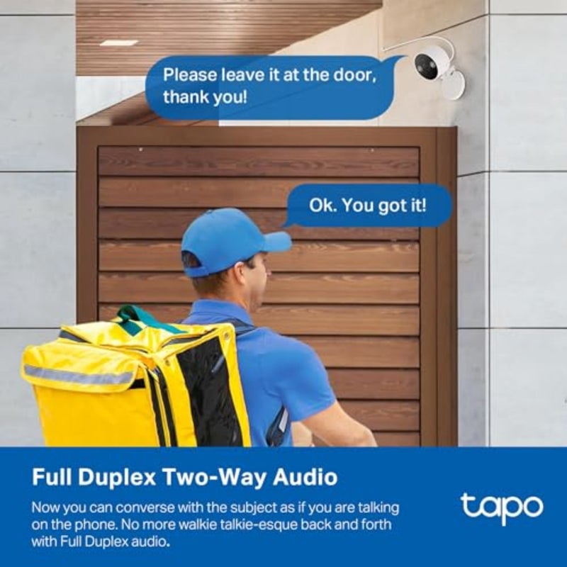 كاميرا مراقبة TP-Link 2K QHD، داخلية/خارجية، 𝟮𝟬𝟮𝟰 𝗣𝗖𝗠𝗮𝗴 𝗘𝗱𝗶𝘁𝗼𝗿'𝘀 𝗖𝗵𝗼𝗶𝗰𝗲، رؤية ليلية ملونة، مجانية اكتشاف الأشخاص/الحيوانات الأليفة/المركبات، وضع الأشعة تحت الحمراء غير المرئي، تخزين SD، C120 - Image 4
