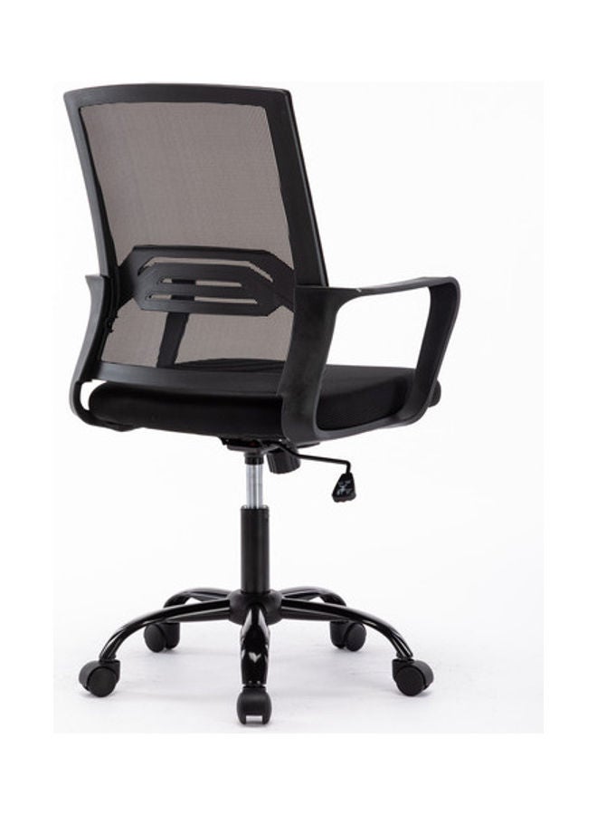 Blitzed Swivel Rolling Lumbar Support Office Chair Black 125x68x77cm - Image 4