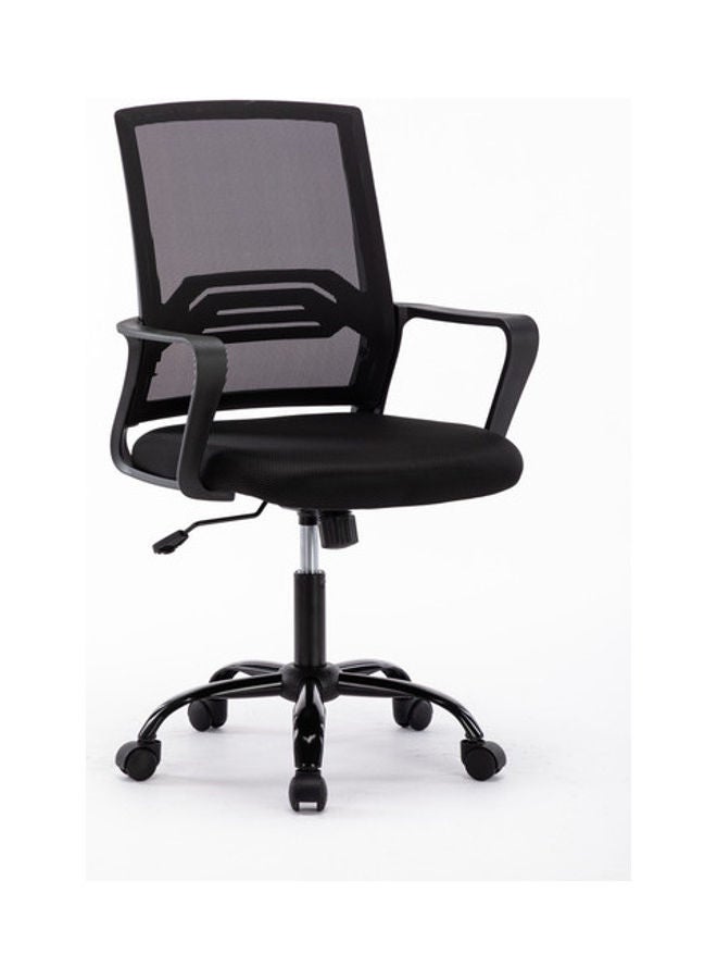 Blitzed Swivel Rolling Lumbar Support Office Chair Black 125x68x77cm - Image 2