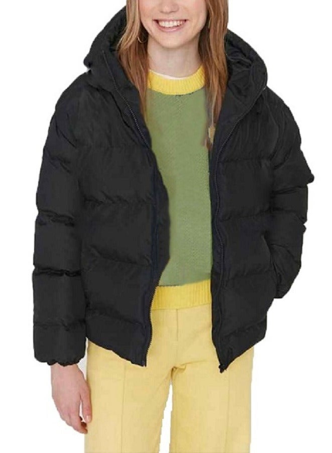 general Puffer Jacket with Removable Hood For Women - Image 1