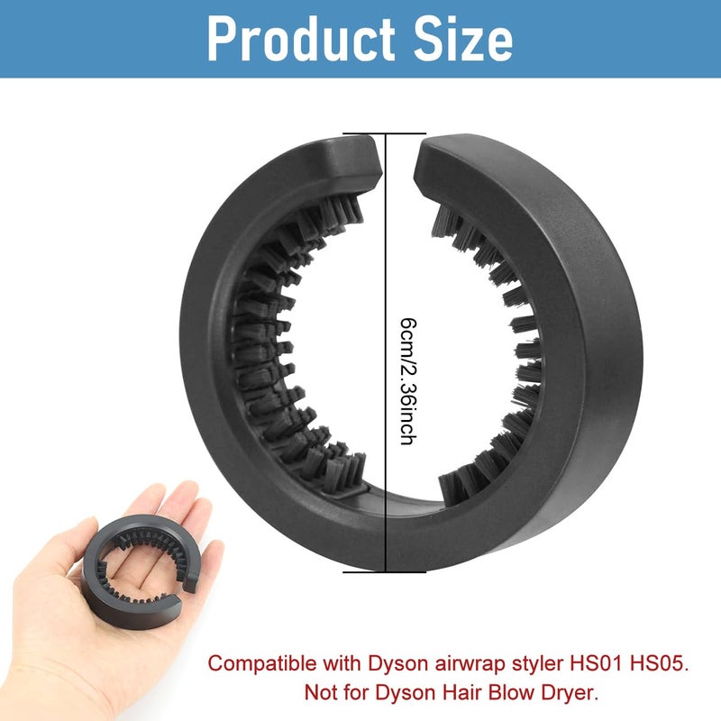 M'AYCREATE فرشاة تنظيف الفلتر MAYCREATE® لمجفف الشعر Dyson Supersonic HD01 HD02 HD03 HD04 HD08، أداة تنظيف سهلة لمرفقات مجفف الشعر (قطع فقط) - Image 2