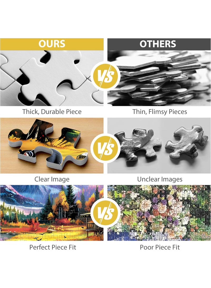 بازل مكون من 1000 قطعة حول مناظر الطبيعة لجبل الدب - استمتع بعجائب الطبيعة - Image 3