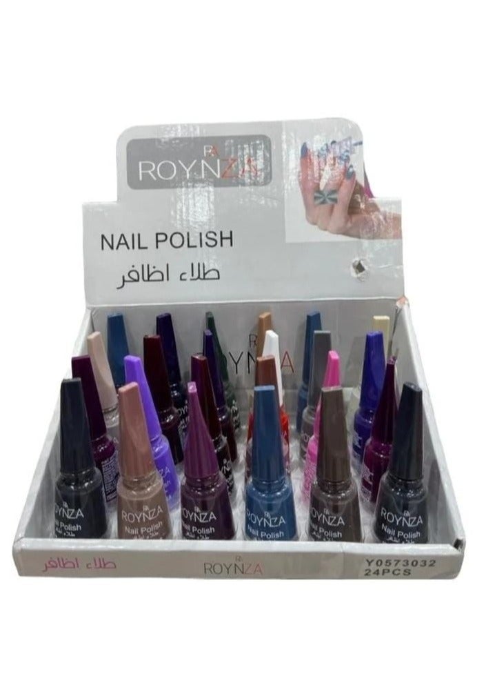 روينزا طقم طلاء أظافر يحوي 24 قطعة متعدد الألوان
