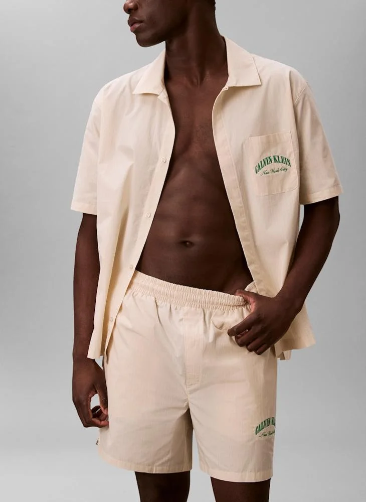 CALVIN KLEIN  Logo Pyjama Shorts for Men | Best Price UAE