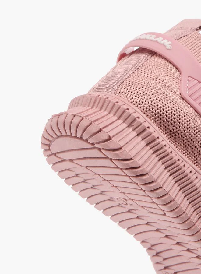Oaklan by Shoexpress PINK Women's Textured Sneakers with Lace-Up Closure for Women | Best Price UAE