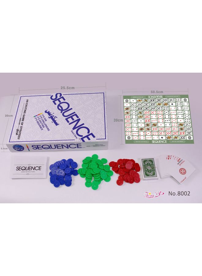 Cross-border Sequence Game Sequence Maze Table Game Fancy Backgammon Game English Arabic Version