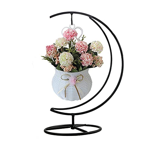 YY YEARCHY Ornament Display Stand Metal Stand Terrarium Air Plant Stand Flower Pot Holder Iron Pothook Stand for Hanging Glass Globe Ball