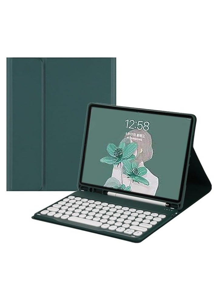 General - 2022 New iPad 10th Generation 10.9" Keyboard Case Cute Round Key Color Keyboard Wireless Detachable BT Keyboard Cover for iPad 10 10.9-inch - Image 1