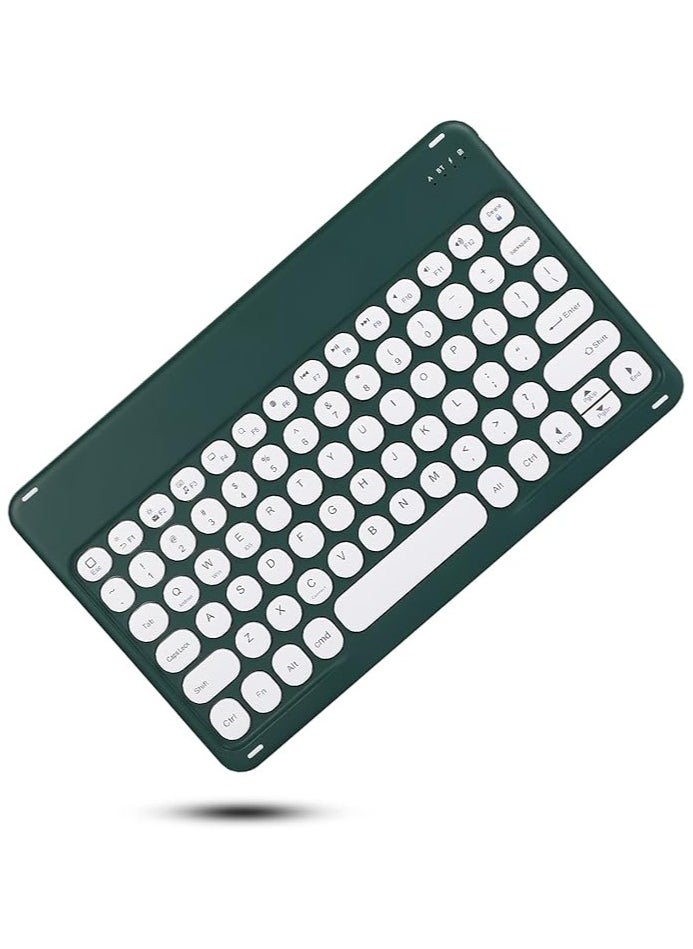 General - 2022 New iPad 10th Generation 10.9" Keyboard Case Cute Round Key Color Keyboard Wireless Detachable BT Keyboard Cover for iPad 10 10.9-inch - Image 1