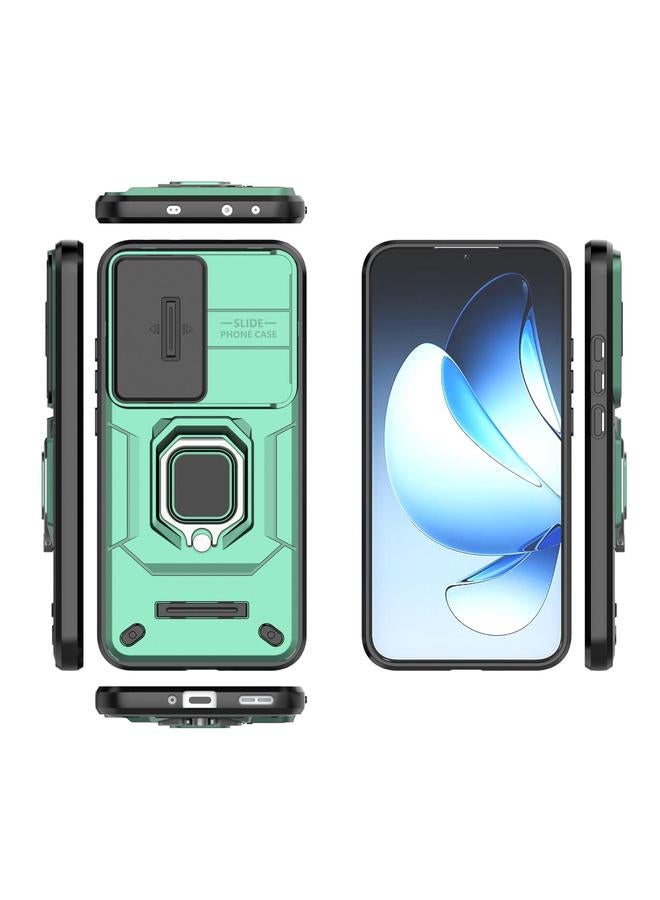 S-TOP Case For OPPO Reno13 5G Global Sliding Camshield TPU + PC Shockproof Phone Case with Holder - Image 3
