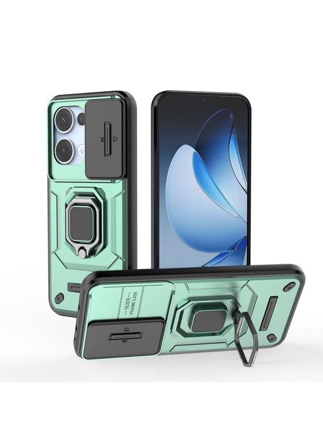 S-TOP Case For OPPO Reno13 5G Global Sliding Camshield TPU + PC Shockproof Phone Case with Holder - Image 1