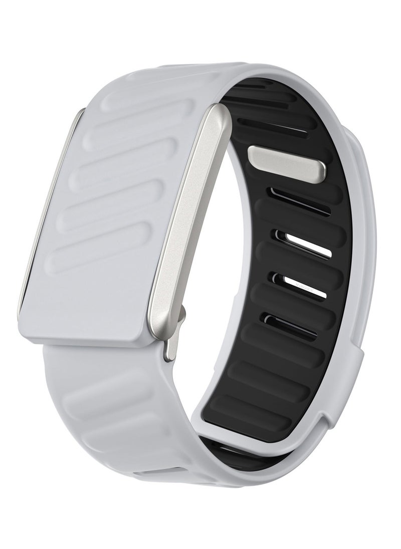 CATANES Sports Strap Compatible with Whoop 4.0 Soft and Breathable Silicone Strap Adjustable Replacement Wristbands for Whoop 4.0 Band - Light Grey  - Image 1