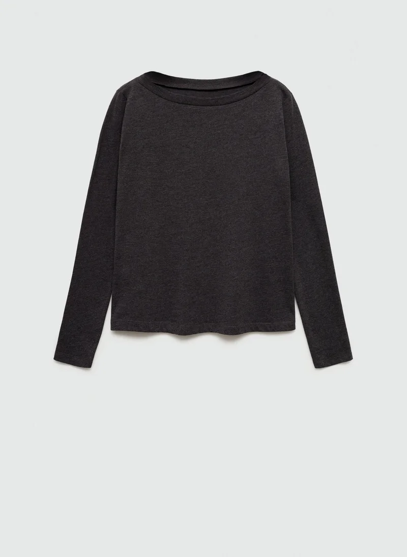 مانجو Essential Crew Neck T-Shirt