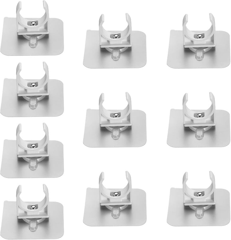 مشابك الأنابيب المثبتة على الحائط قطر 16 مم 10 قطع حوامل أقواس الأنابيب سهلة التركيب - Image 1