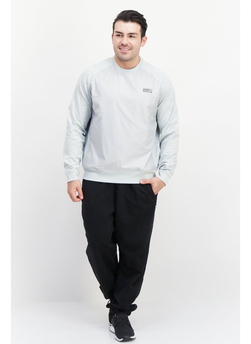 PUMA Men Sportswear Fit Training Sweatshirt, Grey  - Image 3