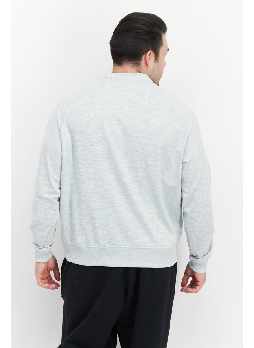 PUMA Men Sportswear Fit Training Sweatshirt, Grey  - Image 4