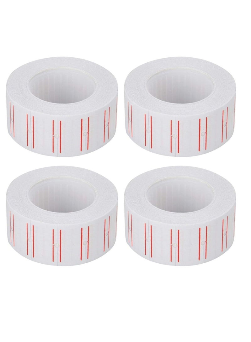 Terabyte Single Line Pricing Label White (Pack of 4) - Image 2