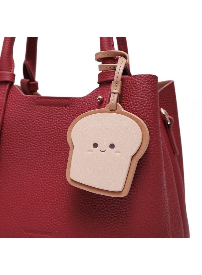 Belle Women's Handbag, Toast Tote Bag, Quality Crossbody Handbag, X7162cx4, Red - Image 3