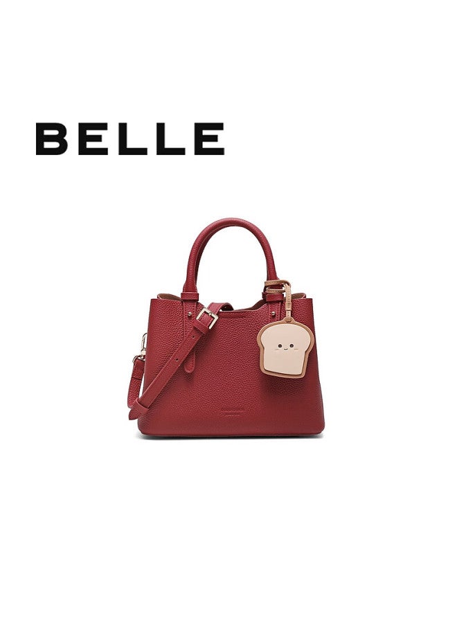 Belle Women's Handbag, Toast Tote Bag, Quality Crossbody Handbag, X7162cx4, Red - Image 1